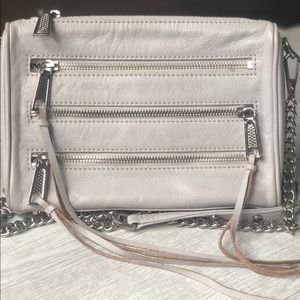 Rebecca Minkoff Mini 5 Zip Leather Crossbody